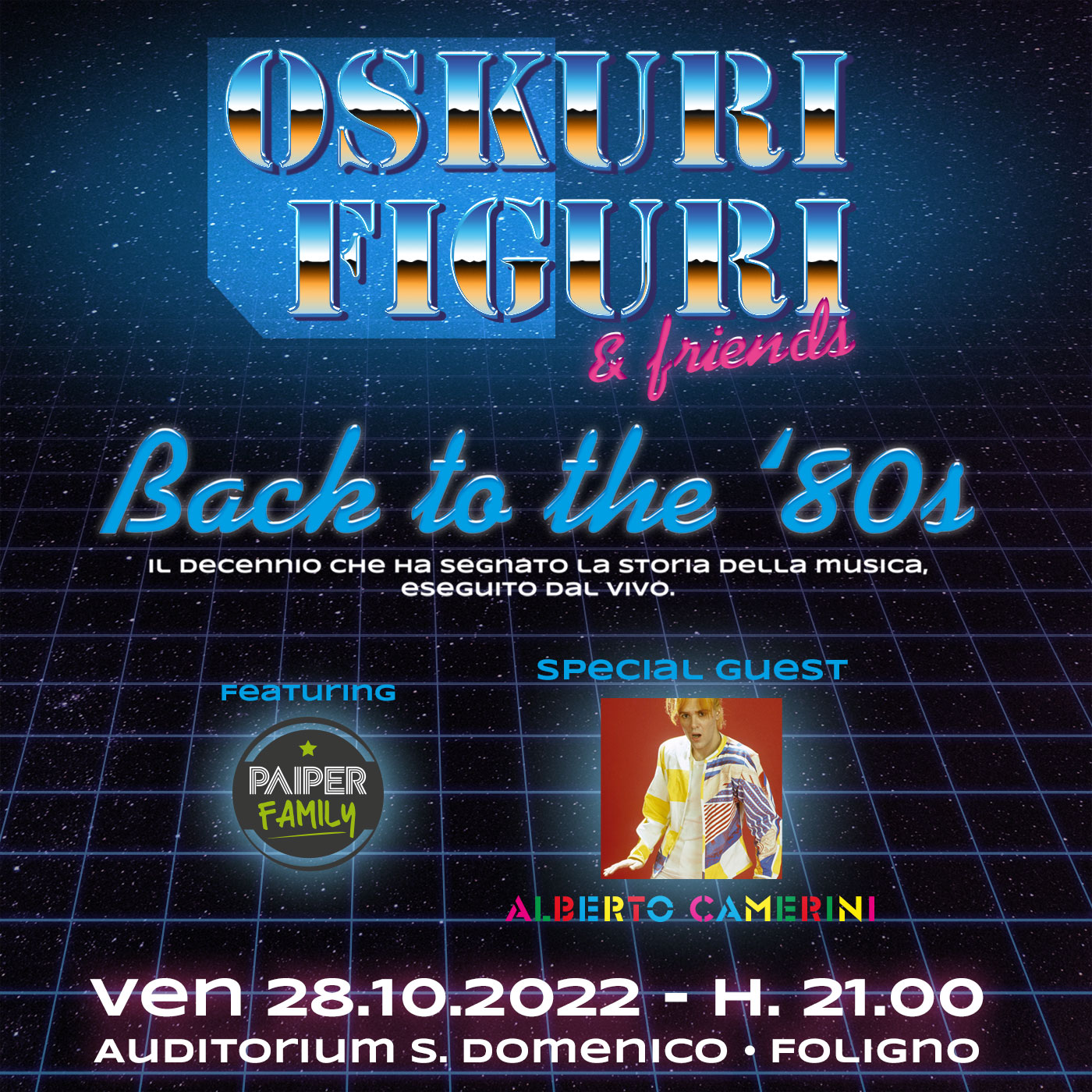 Oskuri Figuri Live 28 Ottobre Foligno!